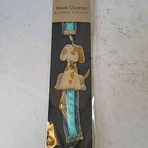 Wilfred the Dog Book Charms Bookmark Handmade In Thailand New In Pkg.